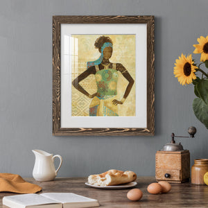 Tribal Vision I - Barnwood Framed Art Print