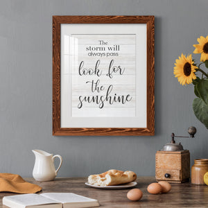 Look for the Sunshine - Premium Framed Print - Distressed Barnwood Frame - Ready to Hang
