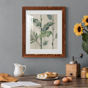Modern Fronds II - Barnwood Framed Art Print