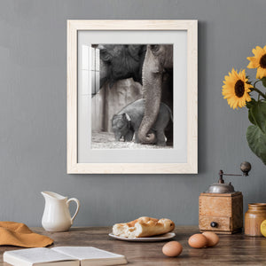 Family Moment - Barnwood Framed Art Print