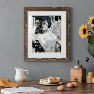 Runway Star - Barnwood Framed Art Print