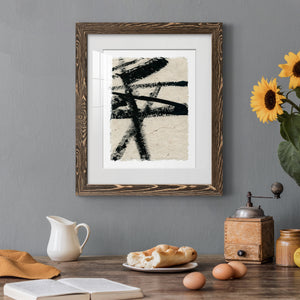 Lines Crossed III - Premium Framed Print - Distressed Barnwood Frame - Ready to Hang