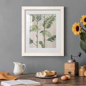Modern Fronds I - Barnwood Framed Art Print