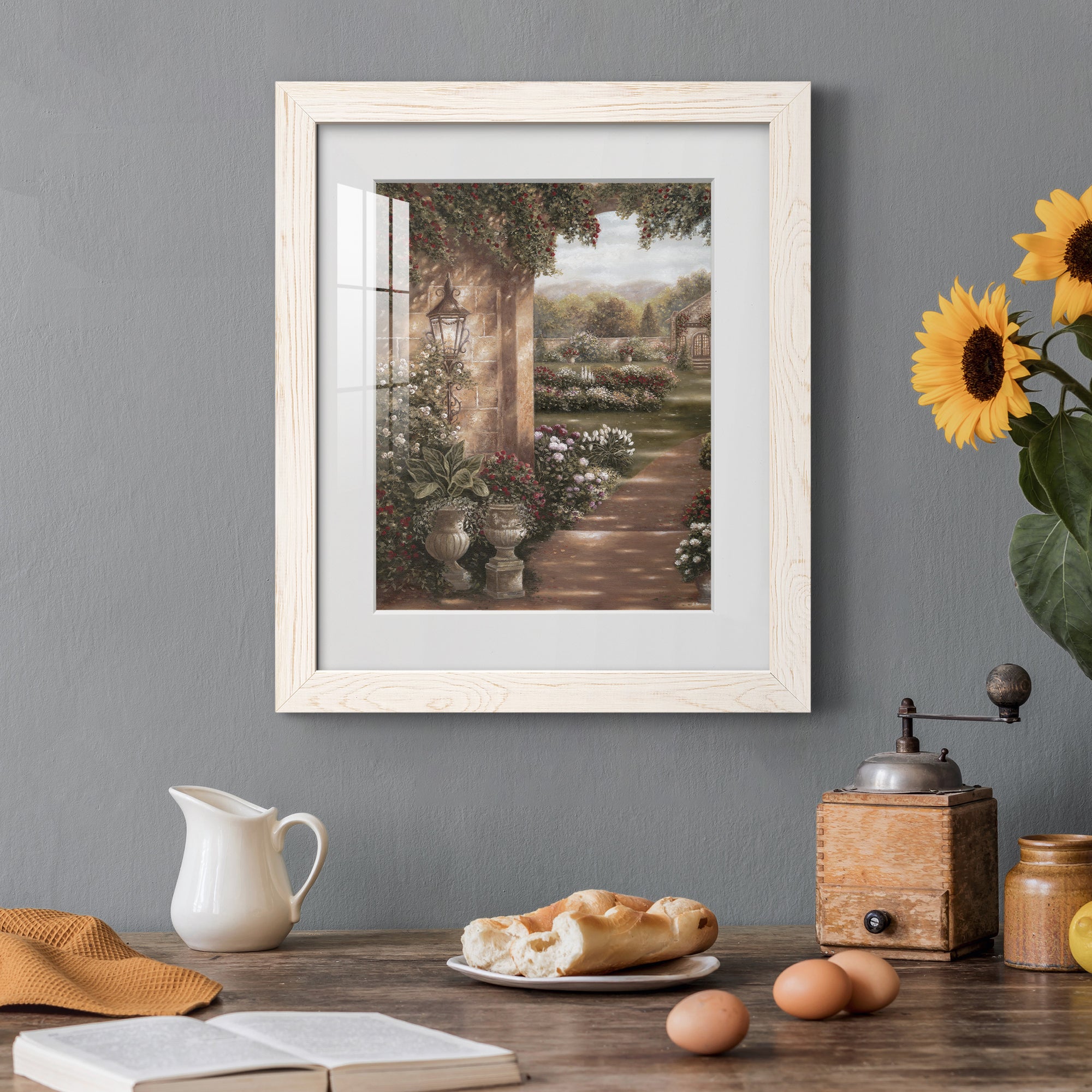Evening in the Conservatory - Barnwood Framed Art Print