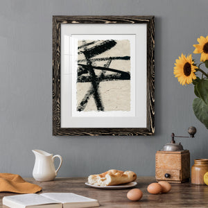 Lines Crossed III - Premium Framed Print - Distressed Barnwood Frame - Ready to Hang