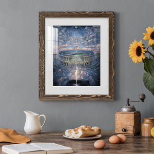 Solace II - Barnwood Framed Art Print
