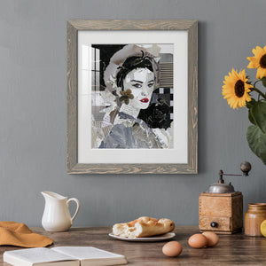 Runway Pause - Barnwood Framed Art Print