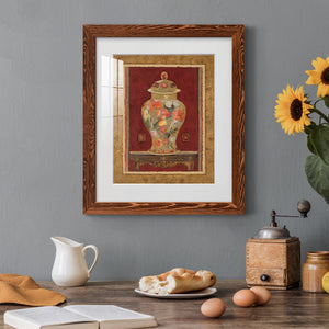 Romantic Urn II - Barnwood Framed Art Print