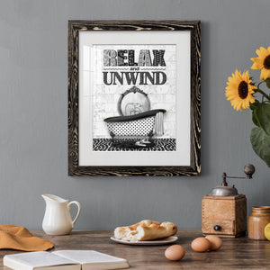 Relax and Unwind - Barnwood Framed Art Print