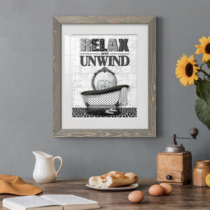 Relax and Unwind - Barnwood Framed Art Print