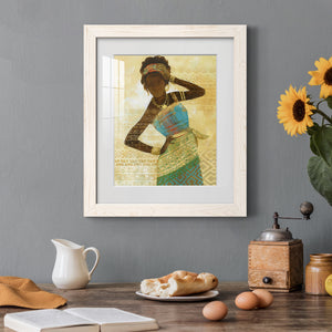 Tribal Vision II - Barnwood Framed Art Print