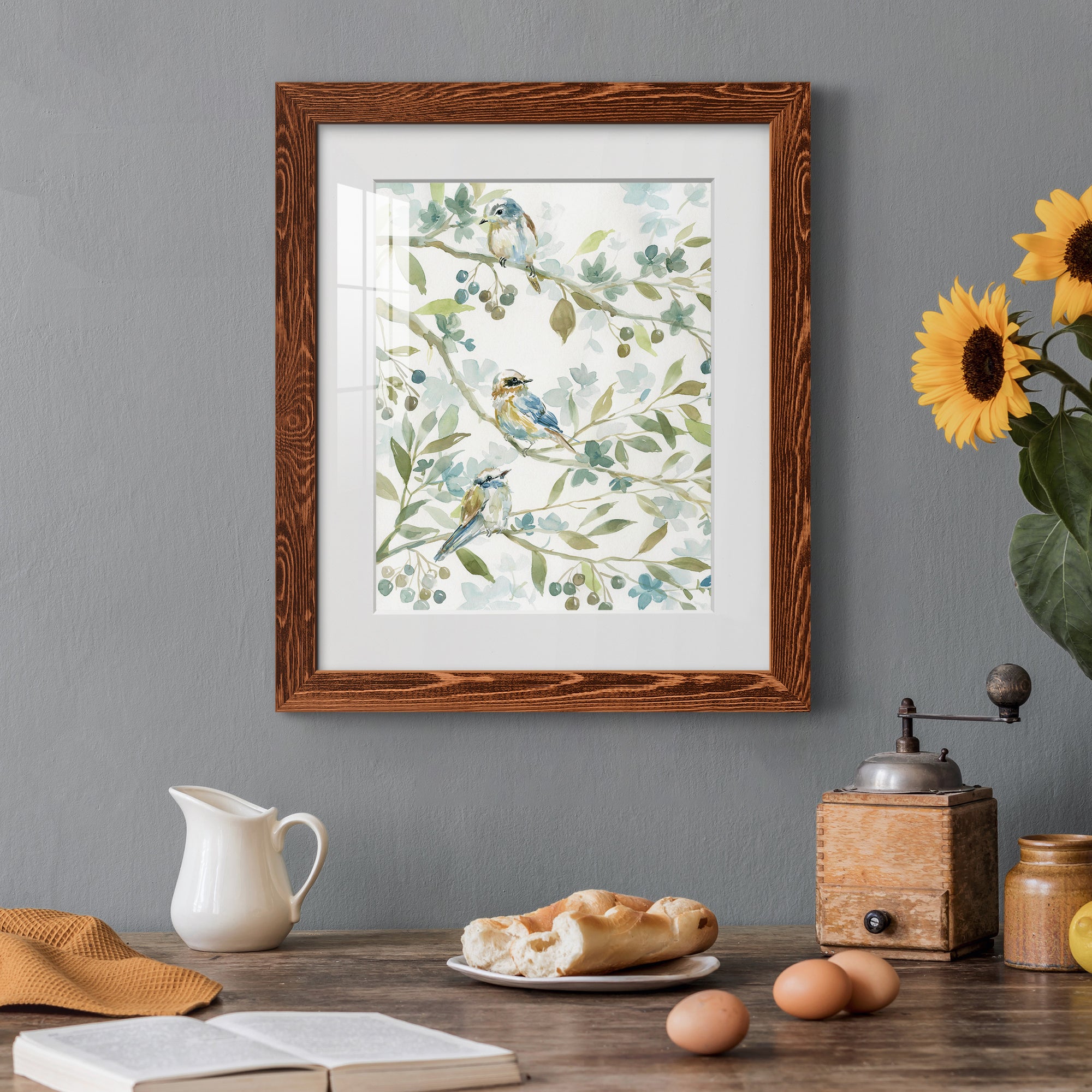 Spring Beginnings - Barnwood Framed Art Print