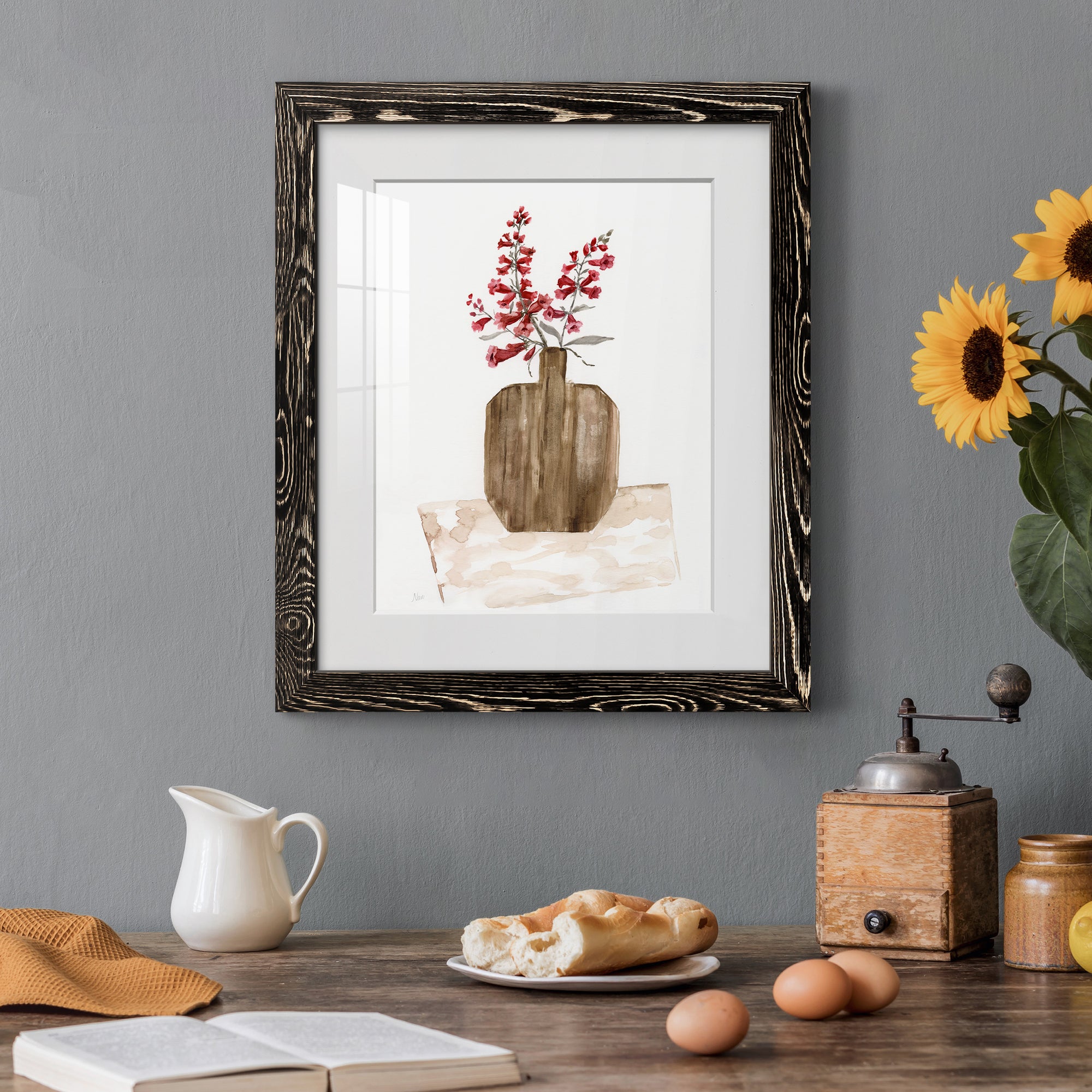 Simply Country II - Barnwood Framed Art Print
