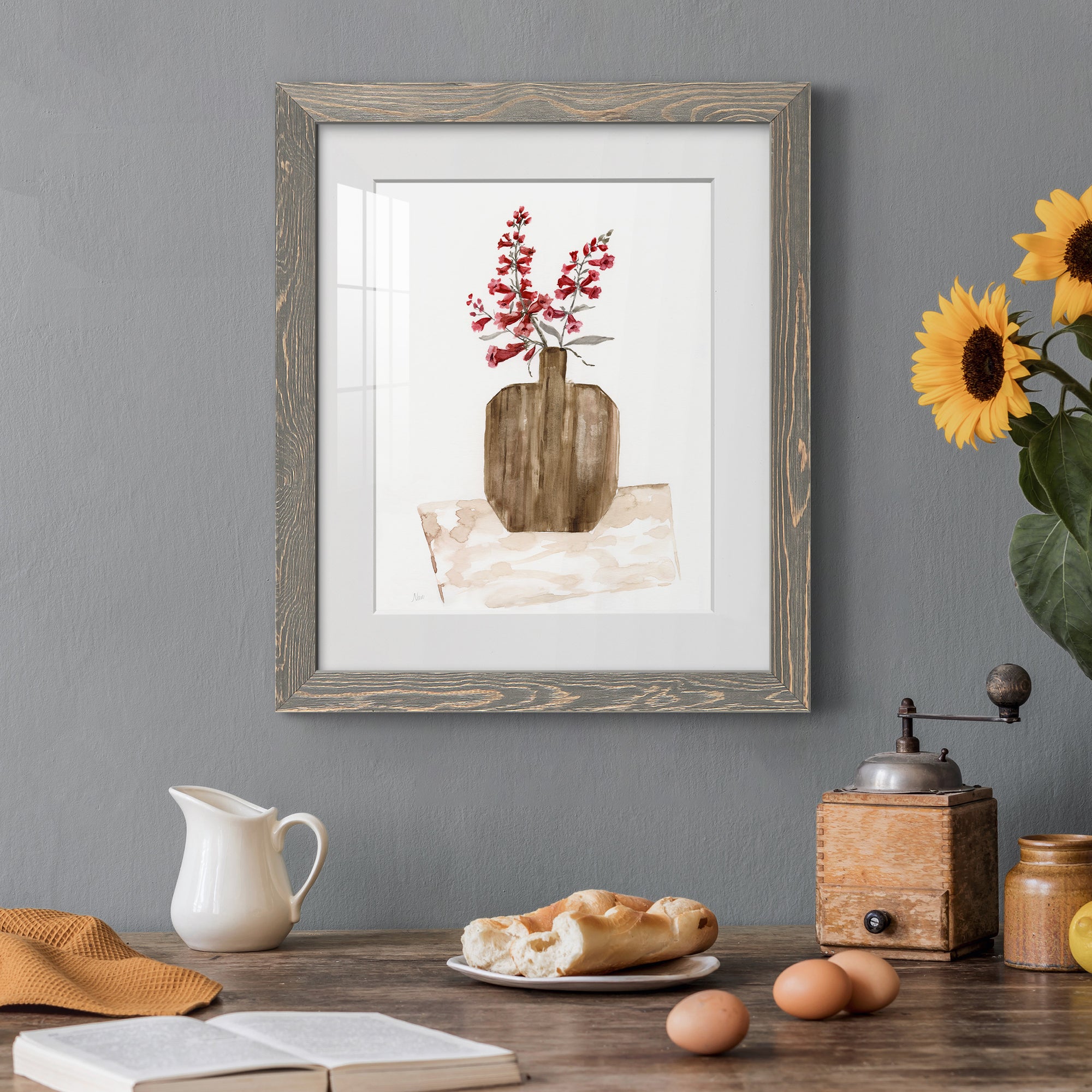 Simply Country II - Barnwood Framed Art Print