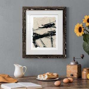 Lines Crossed II - Premium Framed Print - Distressed Barnwood Frame - Ready to Hang