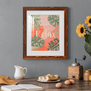 Take Time - Premium Framed Print - Distressed Barnwood Frame - Ready to Hang