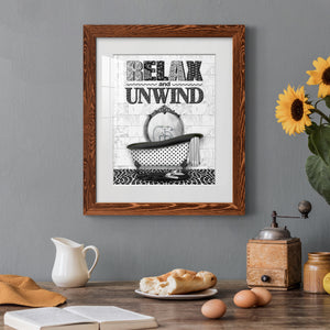 Relax and Unwind - Barnwood Framed Art Print