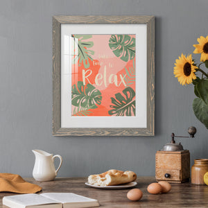 Take Time - Premium Framed Print - Distressed Barnwood Frame - Ready to Hang