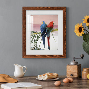 Palm Parrots - Barnwood