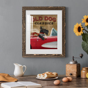 Old Dog Classics - Premium Framed Print - Distressed Barnwood Frame - Ready to Hang