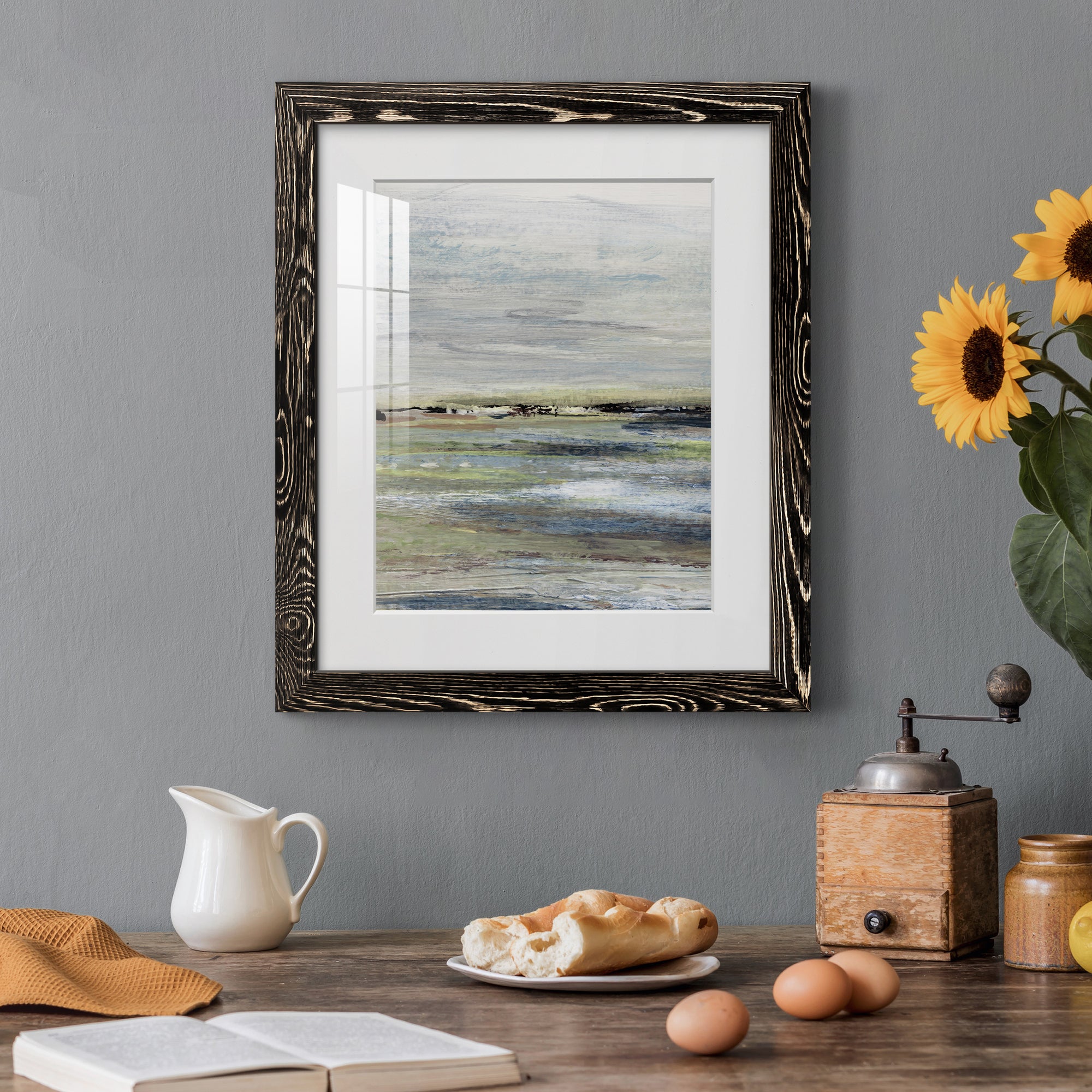 Wetlands I - Premium Framed Print - Distressed Barnwood Frame - Ready to Hang