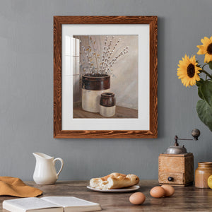 Pussywillows & Spring - Barnwood Framed Art Print