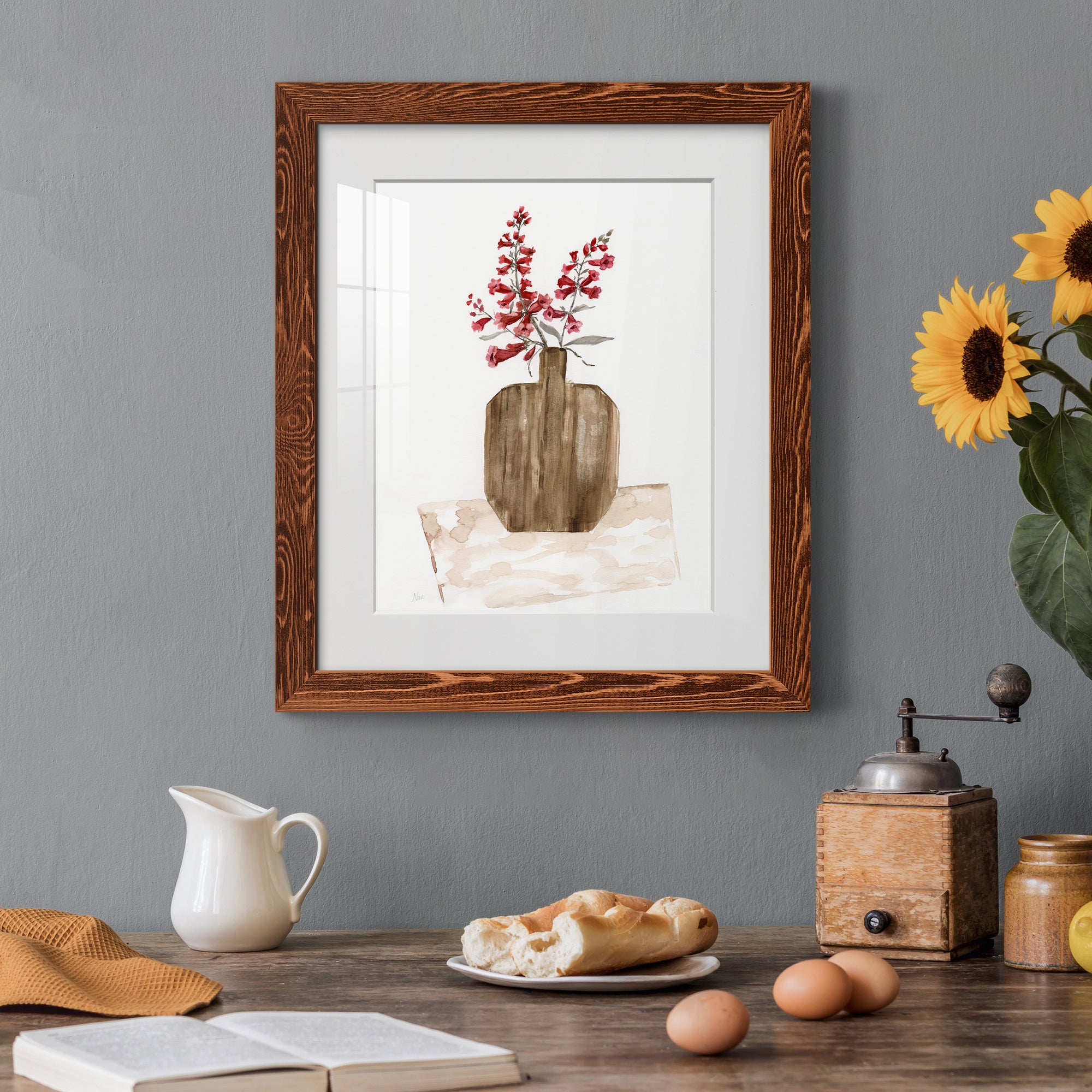 Simply Country II - Barnwood Framed Art Print