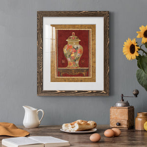Romantic Urn II - Barnwood Framed Art Print