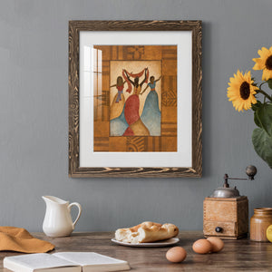 Rhythm - Barnwood Framed Art Print