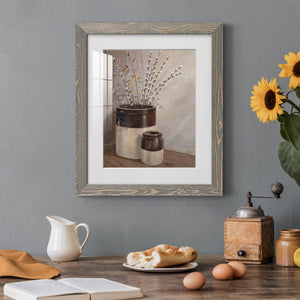 Pussywillows & Spring - Barnwood Framed Art Print