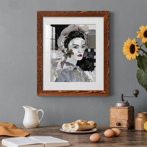 Runway Pause - Barnwood Framed Art Print