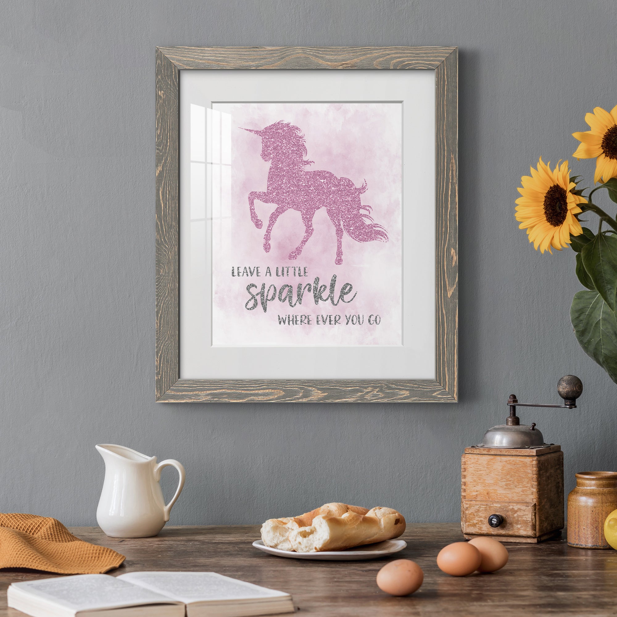 Sparkle - Barnwood Framed Art Print