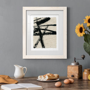 Lines Crossed III - Premium Framed Print - Distressed Barnwood Frame - Ready to Hang
