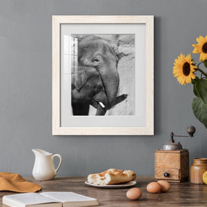 Tender Moment - Barnwood Framed Art Print