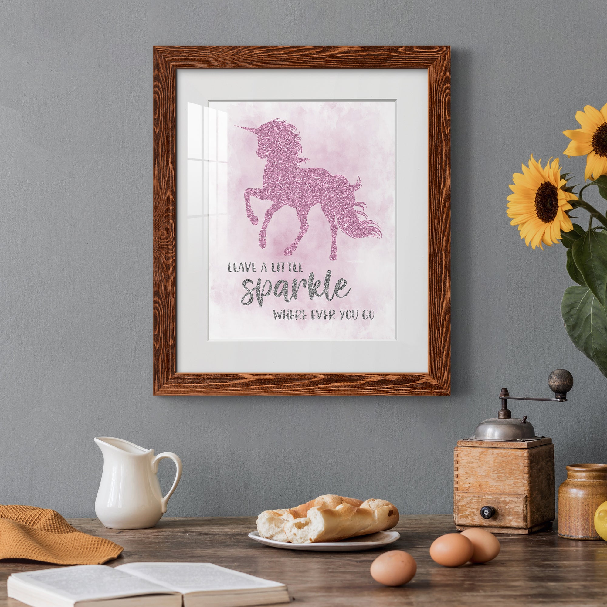 Sparkle - Barnwood Framed Art Print