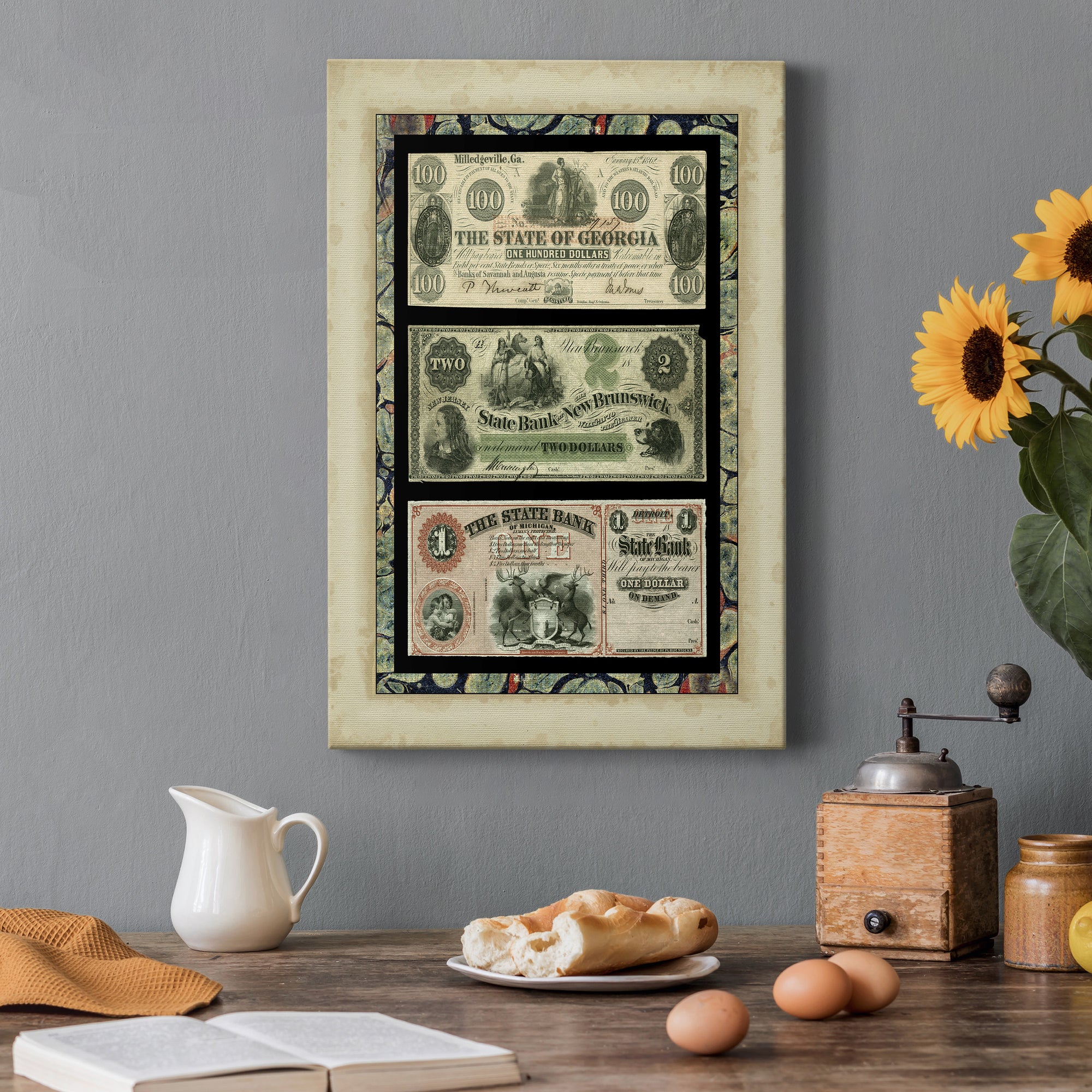 Money  Money  Money I Premium Gallery Wrapped Canvas - Ready to Hang