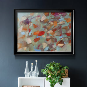 Confetti Party - Modern Framed Canvas Print