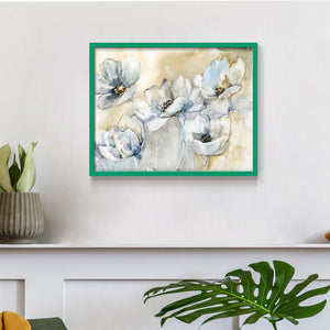 41787,artwork,flowers,floral,painting,modern,decor,home,interior,white,blue,delicate,blossoms,design,nature,still life,aesthetic,elegant,beauty,frame,neutral,soft tones,decor piece,wall art,creativity,inspiration,harmony,fresh,visual,texture,light,contemporary,arrangement,botanical,vivid,outdoors,tranquility,color palette,visual composition,Re-stickable,Plants & Flowers