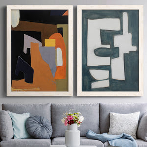 The Olive Press Rooom - Barnwood Framed Canvas Set