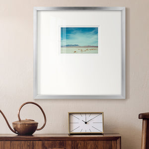 Salt Flat Walk II Premium Framed Print Double Matboard