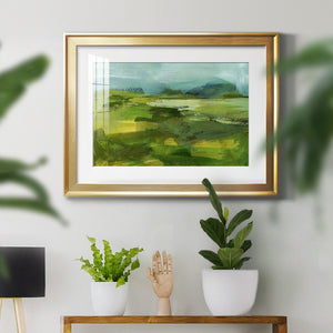 Emerald View IV - Modern Framed Art Print
