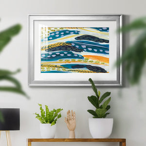 Feathery IV - Modern Framed Art Print