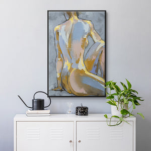 Grey Maiden II - Framed Premium Gallery Wrapped Canvas L Frame - Ready to Hang