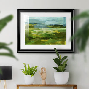 Emerald View I - Modern Framed Art Print