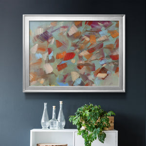 Confetti Party - Modern Framed Canvas Print