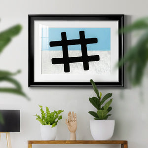 Hashtag - Modern Framed Art Print