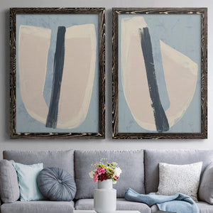 Paper Slice I - Premium Framed Canvas 2 Piece Set - Ready to Hang