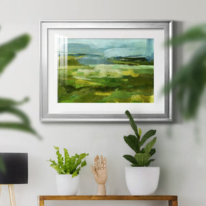Emerald View I - Modern Framed Art Print