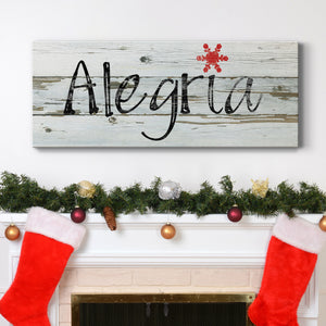 Alegria Premium Gallery Wrapped Canvas - Ready to Hang