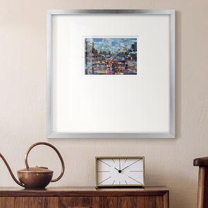 Red Traffic- Premium Framed Print Double Matboard